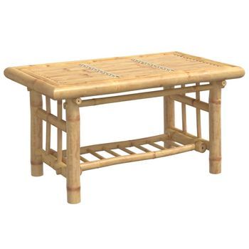Mesa De Centro De Bambú 70x45x36 Cm Vidaxl