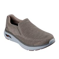 skechers zapatillas arch fit crosser taupe 205345-tpe