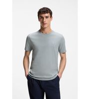 boss para hombre 50508584 camiseta tales gris l casual algodon manga corta