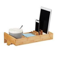 bandeja de cama de bambu natural 50 cm