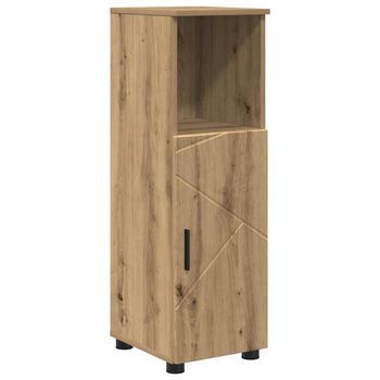 Gabinete De Baño Roble Artisan 30 X 35 X 95 Cm Vidaxl