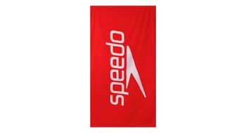 Toalla con logotipo speedo rojo   blanco