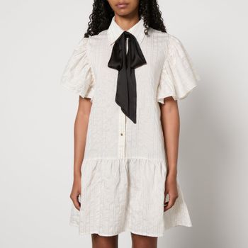 Stella Nova Striped Woven Mini Dress - DK 34/UK 8