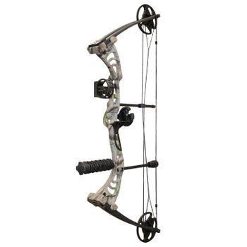 Arco Compuesto De Poleas Hellbow Aurora Regulable De 30 A 55 Lbs Y Una Apertura De 19 A 29