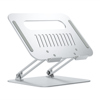 aisens soporte de sobremesa xl 10-17 ajustable para portatil  tablet plata