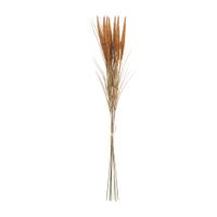ramo de pampa 7 tallos artificial amarillo oscuro h80
