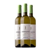j fernando vino blanco rueda joven botella magnum 15 l 13 vol pack de 3 unidades