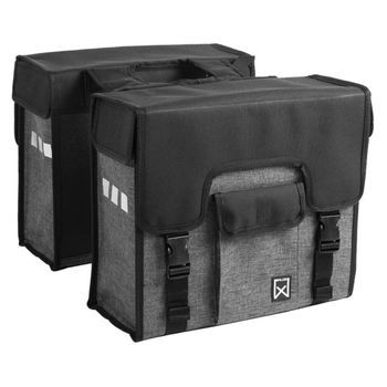 Alforjas Para Bicicleta 38 L Negr Y Gris 10613 Willex