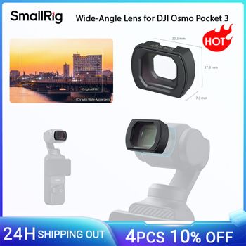 Lente gran angular SmallRig para DJI Osmo Pocket 3 Expansión del campo de visión hasta 112 °   Clip magnético compacto y liviano 5650