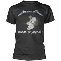 metallica tops y camisetas metal up your ass para mujer