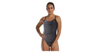 traje de bano tyr durafast elite speedwarp cutoutfit mujer gris
