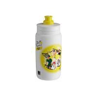elite - bidon de ciclismo elite fly tour de francia femenino 550 ml ultraligero de 54 g ergonomico y libre de bpa ideal para competicion y entrenamiento en bicicleta