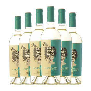 La Maldita Vino Blanco Rioja Crianza 75 Cl 13% Vol. (pack De 6 Unidades)
