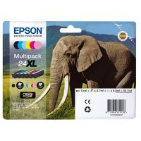 cartucho de tinta epson 24xl claria photo hd multipack 6 colores