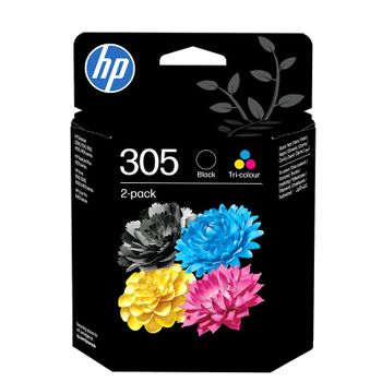 HP 305 (6ZD17AE) Black and Colour Original Standard Capacity Ink Cartridge Multipack