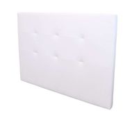 cabecero anais de polipiel para cama matrimonio en color blanco 1655 x 118 cm