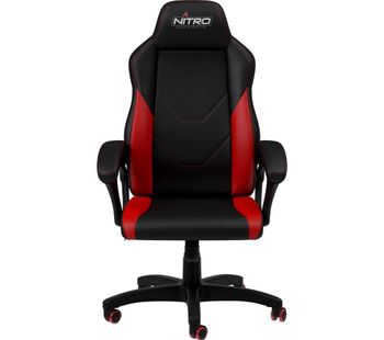 C100 Gaming Chair - Black & Red, Black