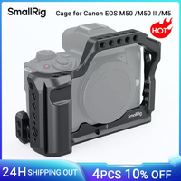 smallrig m50 m50 ii m5 cage plataforma de fabricacion de peliculas y videojuegos con empunadura integrada y riel nato para canon m50 m50 ii  m5 -2168c