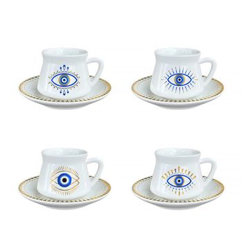Tazas y platos de madera 