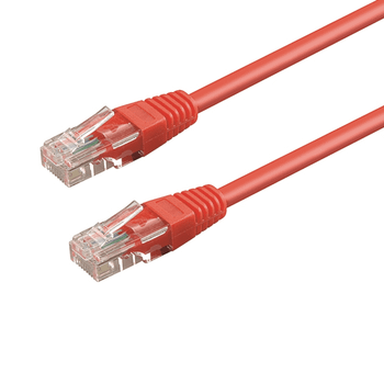 WP CAT 6 U-UTP PATCH CABLE LENGTH 2 M, AWG 26/7, CU, COLOR RED