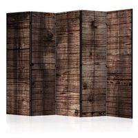 biombo - dark brown boards ii 225x172 cm