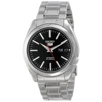 reloj automatico hombre seiko 5 snkl45k1 dial negro 38mm correa acero