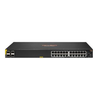 Switch HPE Aruba CX 6000 24 Puertos RJ-45 4 SFP 56Gbps 370W PoE Gestionado