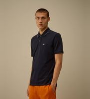 cp company para hombre rccmpl722a005263w polo stretch piquet marino s casual algodon manga corta