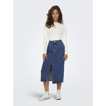 Only Falda 15319268 BIANCA-MEDIUM BLUE DENIM para mujer