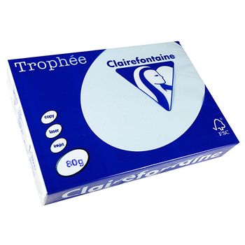Clairefontaine azul celeste Papel de color 80 gramos A4 (500 hojas)