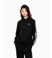 ea7 para mujer 7w001151af12501 sudadera con capucha de tejido tecnico natural ventus7 dynamic athlete negro l casual poliester recicla