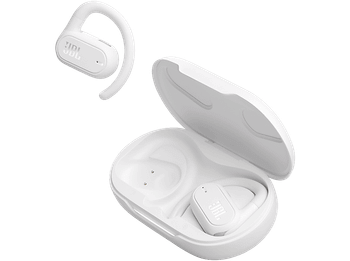 REACONDICIONADO Seminuevo Muy bueno Auriculares conducción ósea - JBL Soundgear Sense, Autonomía hasta 24h, Carga rápida, Tecnología OpenSound, Blanco