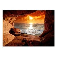 papel pintado 3d - exit from the cave 200x140 cm