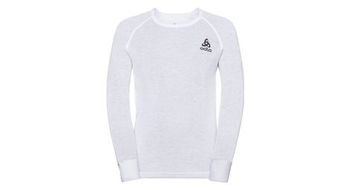 Camiseta de manga larga odlo strong  active warm eco kids  strong  blanca