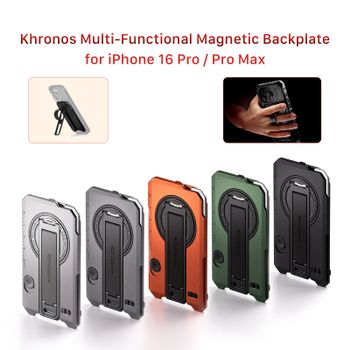 TILTA Khronos Placa trasera magnética multifuncional para iPhone 16 Pro/16 Pro Max 15 Pro/15 Pro Max