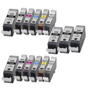Compatible Multipack Canon Pixma MP980 Printer Ink Cartridges (15 Pack) -2932B001