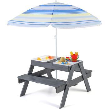 4 En 1 Mesa Picnic Infantil Costway 96 X 75 X 54 Cm