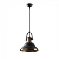 lampara de techo retro momo 30 negro