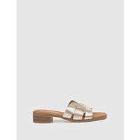 kamome sandalias sandalia mya platino para mujer