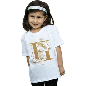 Harry Potter Camiseta Hufflepuff para niña