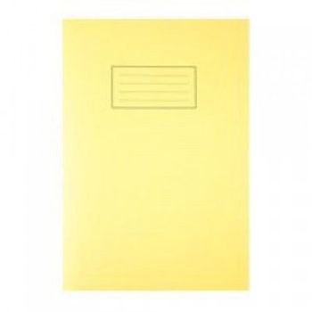 Silvine A4 Exercise Book Ruled Yellow PK10