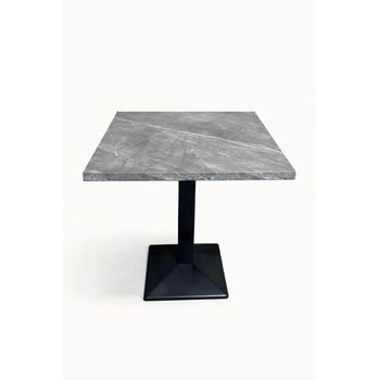 Mesa Kuat Black 60 Cm De Madera 74*60*60 Cm - Pizarra