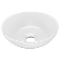 lavabo de bano moderno  lavabo de cuarto de bano redondo ceramica blanco mate