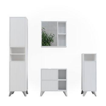 Conjunto De Muebles De Baño Leano Juego De 4 Piezas Vicco