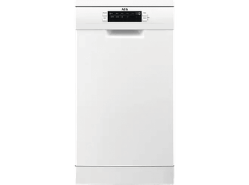 Lavavajillas - AEG FFB62427ZW, 9 servicios, programas, 45 cm, AirDry, Blanco