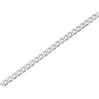 Silver 5mm Wide Rolled Curb Chain - 18in - F8846