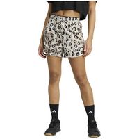 adidas short shorts workout essentials woven print gris para mujer