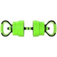 sportnow juego de mancuernas ajustables 30 kg 4 en 1 como kettlebell barra mancuernas soporte para flexiones para gimnasio casa