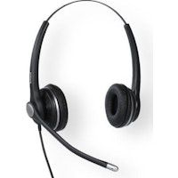 snom a100d binaural diadema negro auricular con mi