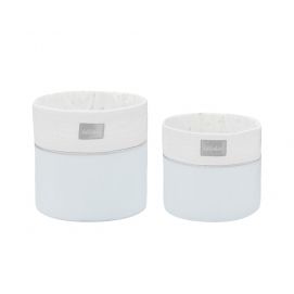 Cesta de guardería set de 2 uds - 22cm y 18cm Dream Big Azul